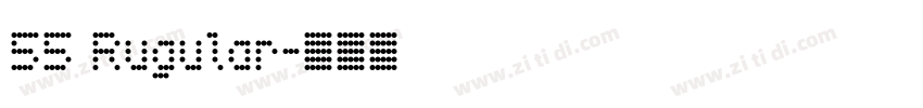 55 Rugular字体转换